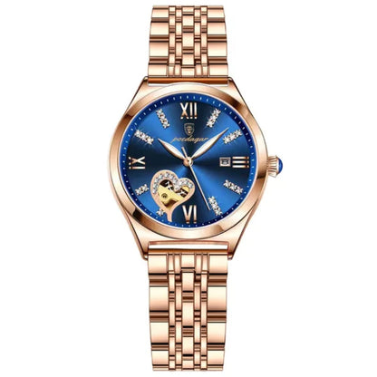 Reloj de Lujo Poedagar para Mujer - Acero Inoxidable (Resistente al Agua) + Envío Gratis a Todo el Perú