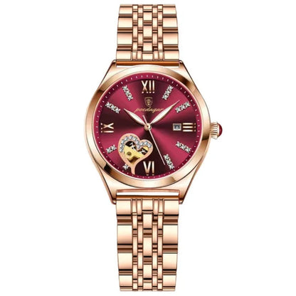 Reloj de Lujo Poedagar para Mujer - Acero Inoxidable (Resistente al Agua) + Envío Gratis a Todo el Perú